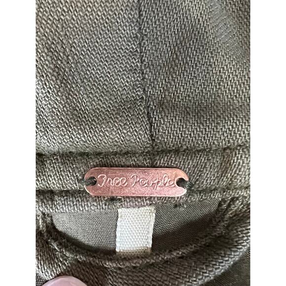 Free People Belted Wrapped Military Jacket Green Size Small‎ - Picture 7 of 10